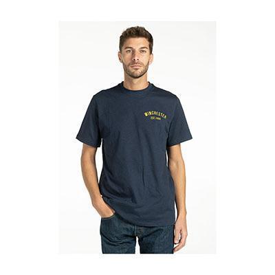 TEE SHIRT, COLOMBUS, NAVY, L